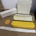 Yellow bracelet packaging box; set