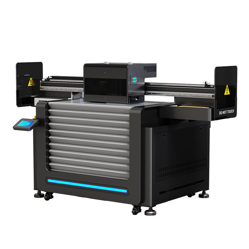 Uv Printer Small Flatbed High Drop Suitcase Gift Box Sand Gold Door Plate 3D Texture Visual Positioning Printing Machine