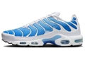 Blue and white
