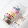 Korean Five-Pointed Star and Paper Tape Roll Strawberry Heart Basic Splicing Color Hand Ledger DIY Decorative Material Tape