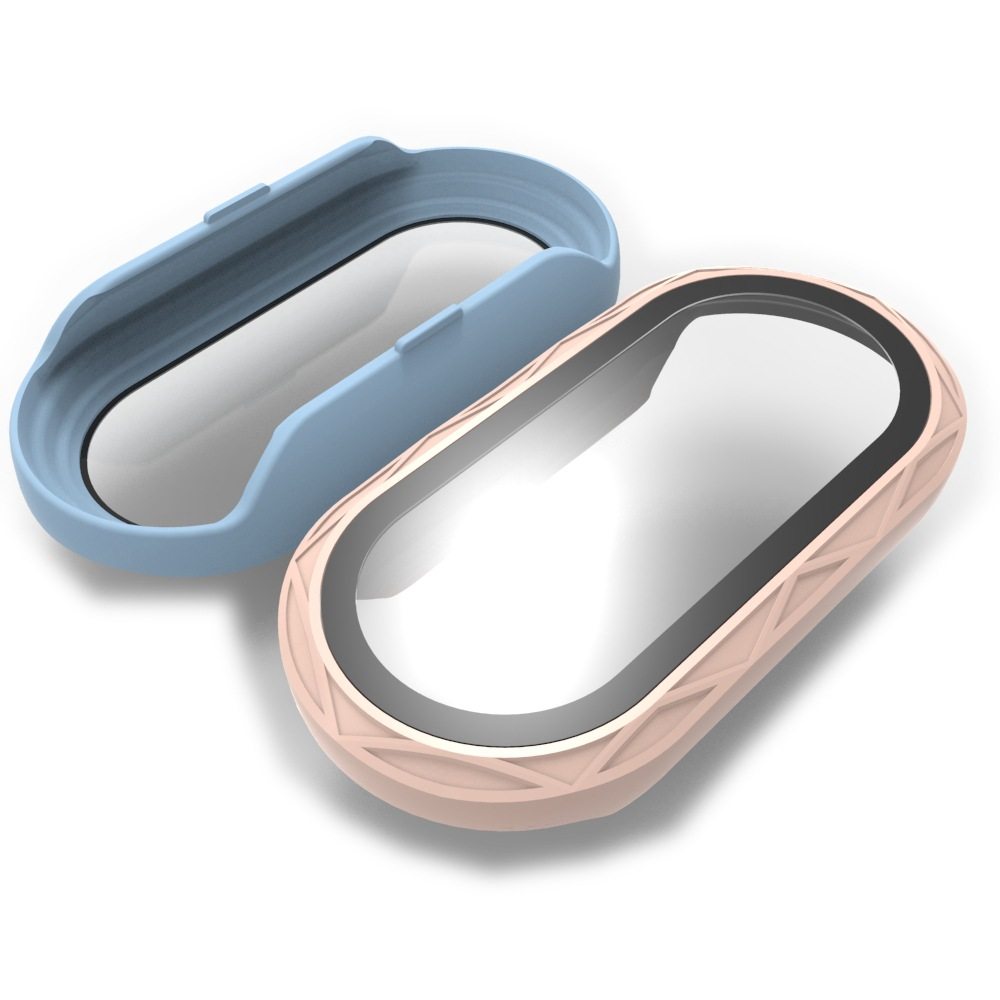 For mi band 9 protective cover smart watch MI4/5/6/7/8 generation toughened film PC case integrated protective case