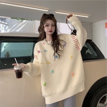 High-end hit undershirt autumn outside wearing a large groom minus 40 full 300 upper clothes womens clothes double denier sweater dongguan wool weaves big