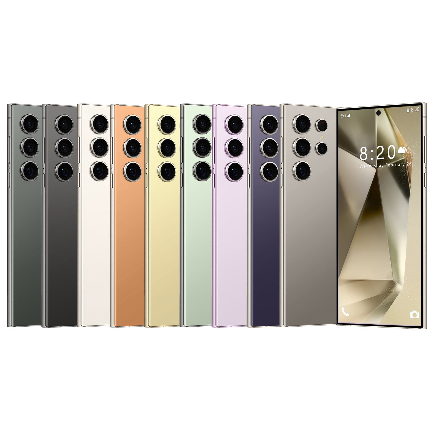 跨境S24 Ultra外贸智能手机  4+64 高端7.3寸大屏 安卓手机源头工