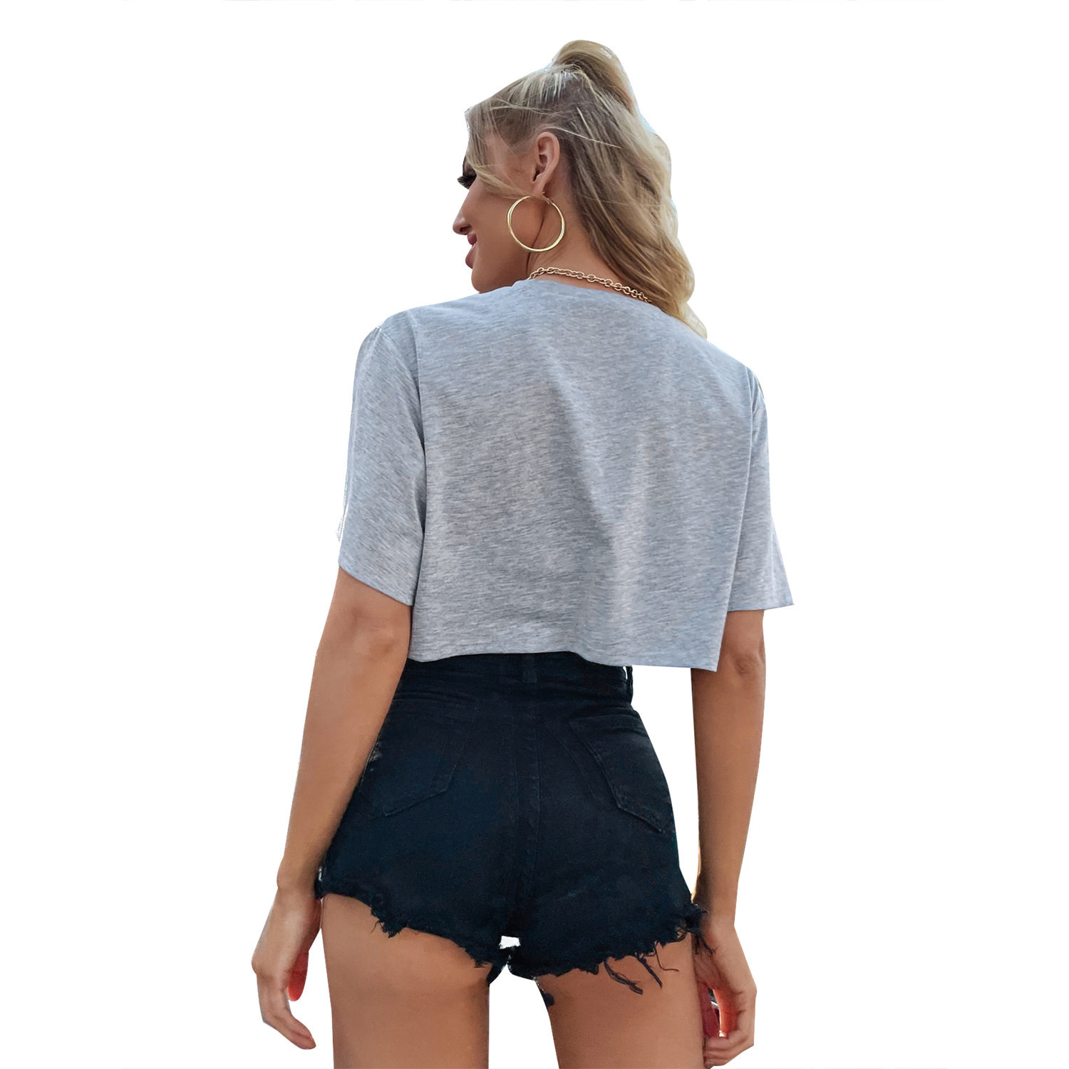 Casual Short Sleeve Printed T Shirt Trendy Stylish Versatile Perfect for Everyday Wear Wholesale Available