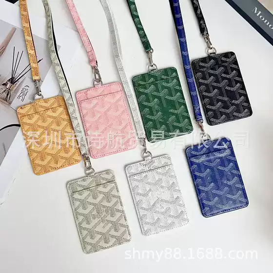 Cross-Border Trendy Brand Card Holder, Student Id Card Holder, Neck-Hanging Card Holder, Work Id Card, Access Card, Meal Card, Id Card Holder