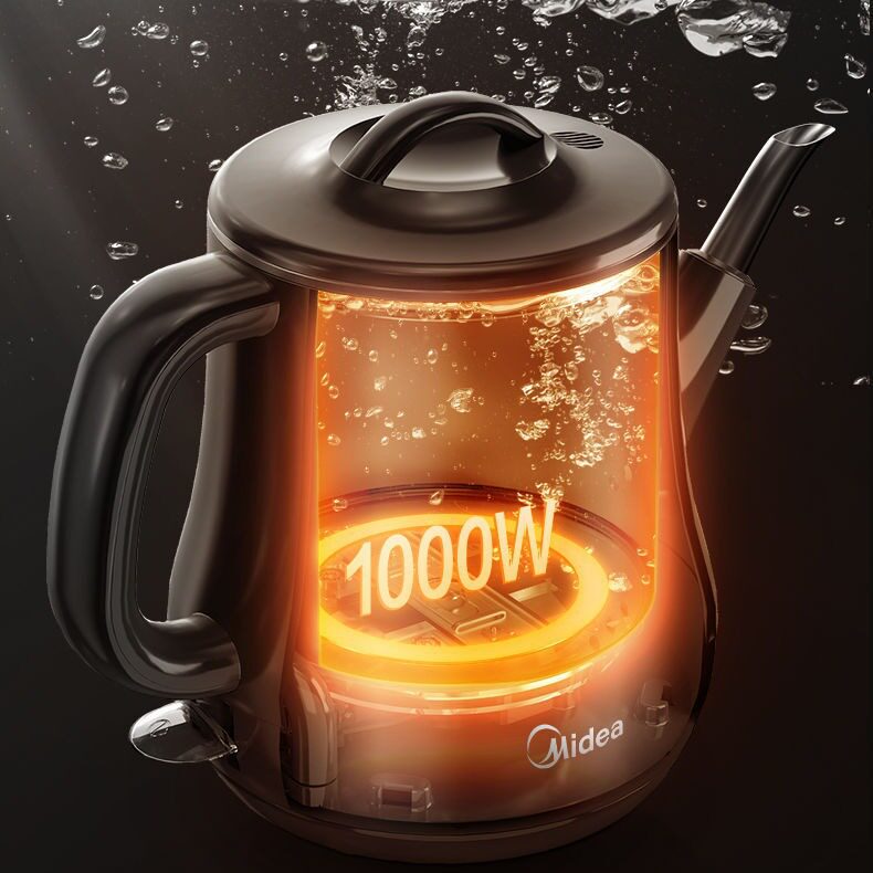 Midea Tea Kettle Tea Maker High-Power Water Kettle Electric Water Kettle Tea Kettle Electric Tea Kettle Mk-Pce071