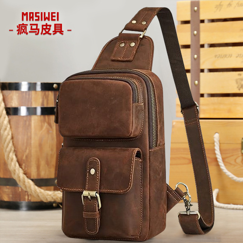 (Mới) Mã A2803 Giá 1490K: Túi Đeo Vai Nam Gutdbu Phục Cổ Cổ Điển Túi Xách Ví Nam Chất Liệu Da Bò G04 Sản Phẩm Mới, (Miễn Phí Vận Chuyển Toàn Quốc).