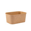 Disposable lunch box food grade microwave heating picnic light food marinated kraft paper take-out packing box lunch box