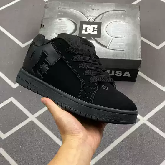 Cross-Border Export Wholesale Casual Dc Shoes Sneakers for Men and Women European and American Style Sports Shoes Wide Version Cowhide Commuter Trendy Shoes
