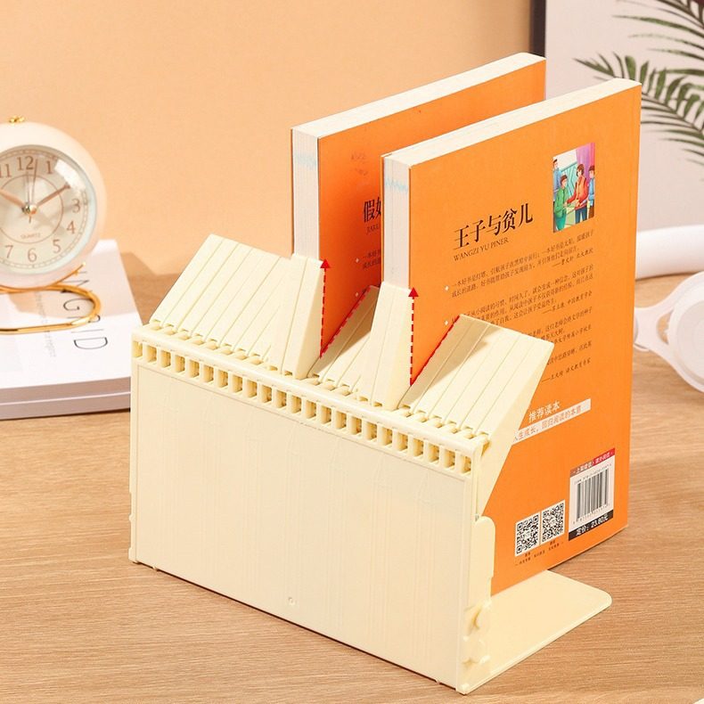 Book Stand Desktop Storage Fixed Book Stand Bookshelf Storage Rack Plastic Storage Rack Table Reading Rack Book Holder