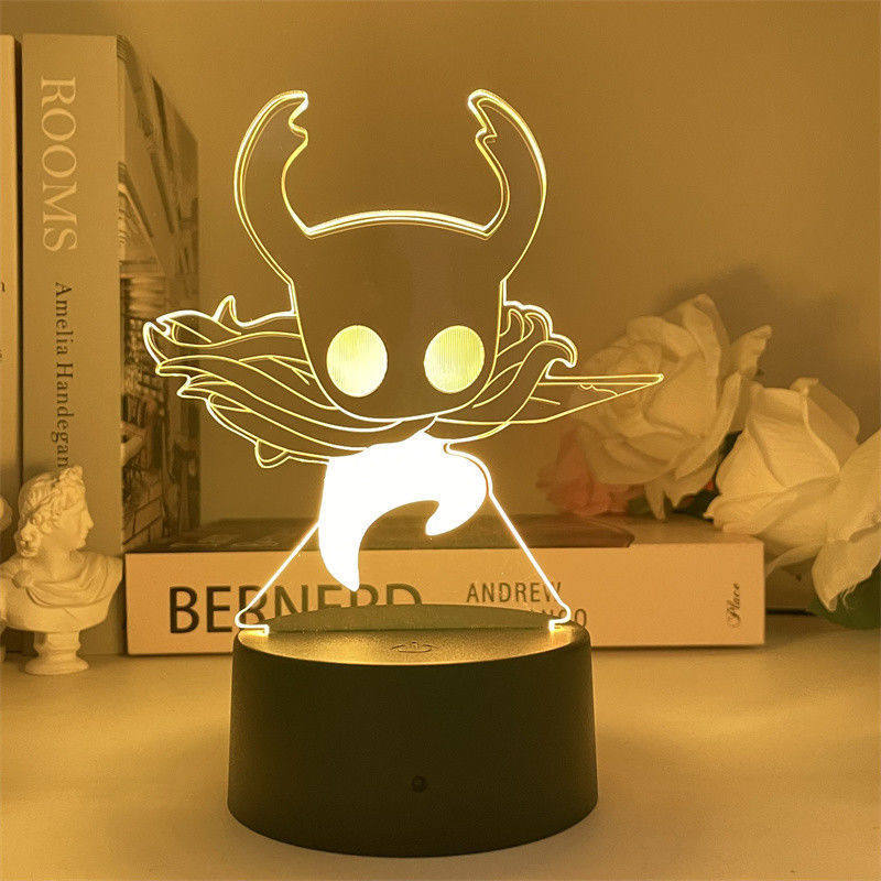 Usb Nightlight Hollow Knight Game Surrounding Boys Birthday Gift Bedroom Bedside Ornaments led Luminous 3D Light