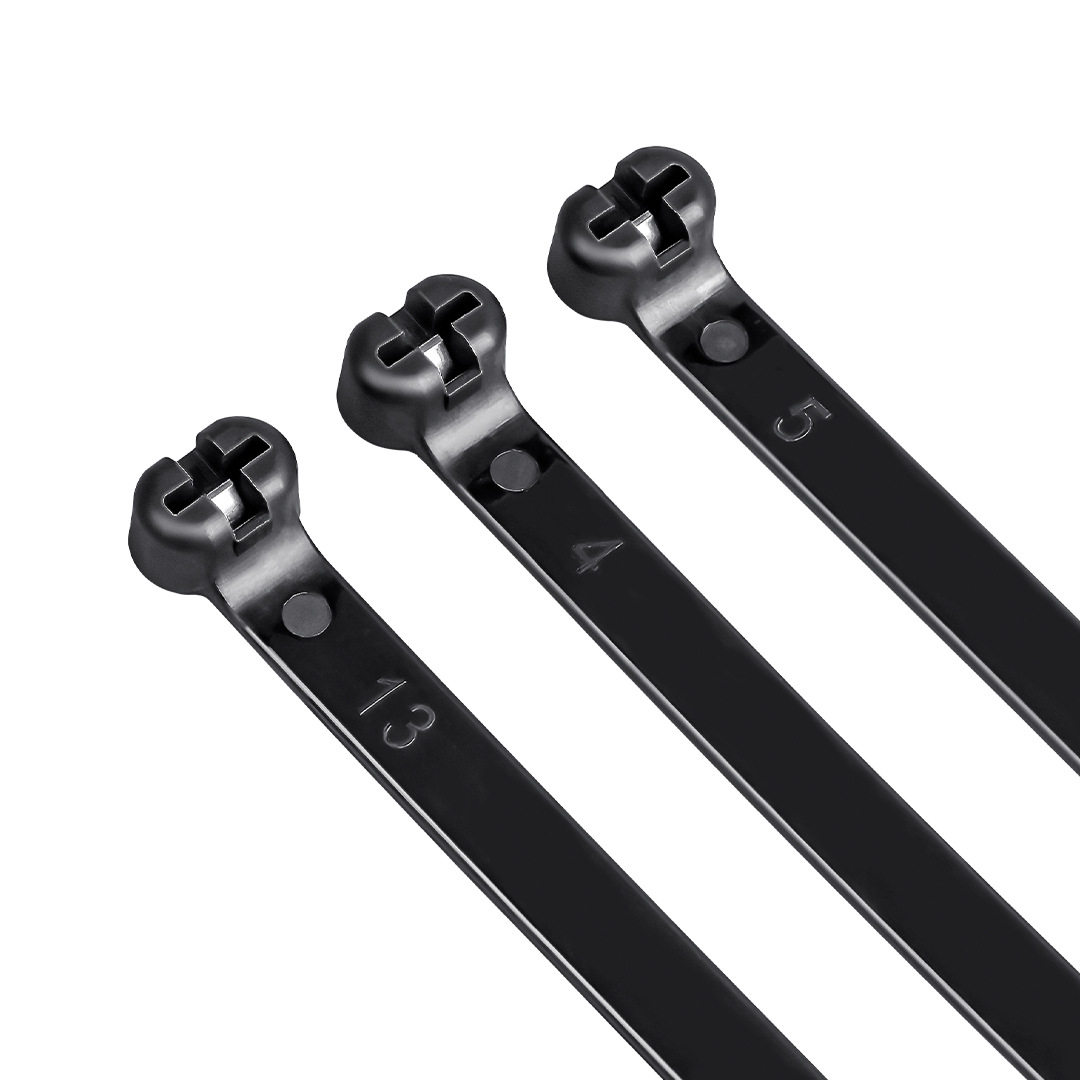 Marine embedded cable tie nylon cable tie stainless steel embedded metal buckle cable steel buckle steel thread binding belt