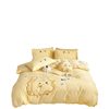 Class A maternal and child grade cotton washed cotton bed four-piece set 60 cotton children's bedding cartoon quilt cover three-piece set