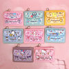 Cartoon Student Card Cover Card Bag Coin Purse Storage Multi-Card Three-Layer Portable Card Bag PC Dog Kurumi Loof Wallet