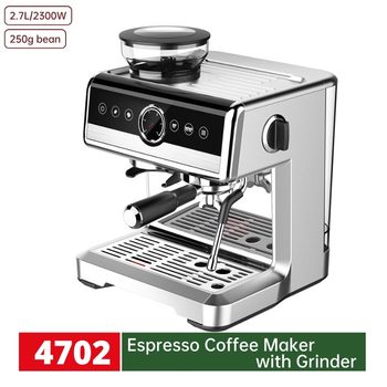 Foreign Trade Customized Espresso Machine with Grinder All-In-One Home Office Coffee Machine Wholesale