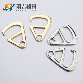 Zinc Alloy Hook Buckle Fixed Shoe Chain Shoe Buckle Accessories Crocs DIY Shoe Chain Buckle Metal Shoe Hook Chain Buckle