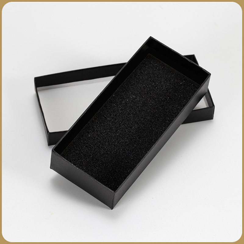 Rectangular Storage Box with Lid, Jewelry Packaging Box for Rings, Pendants, Bracelets, Keychains