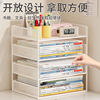 Desktop Bookshelf Book Stand Book Storage Rack Simple Multi-Layer File Student Dormitory Desk Storage Organizer Shelf