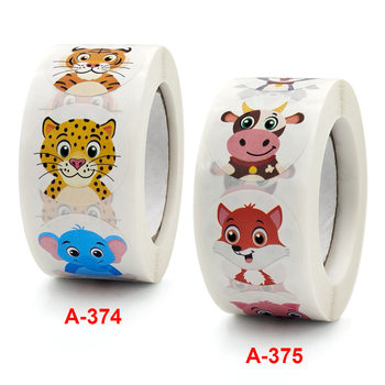 Cross-border wholesale children's cartoon animal stickers cute reward stickers label kindergarten teacher encouragement supplies