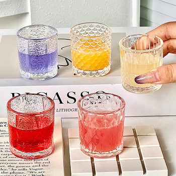 Exquisite 0.1kg Liquor Glass Home Set Light Luxury High-Grade Chinese Style Small Wine Cup Creative Spirit Glass