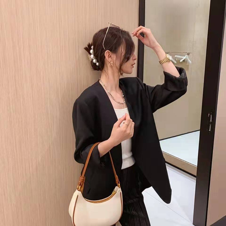 Korean Style Niche Small Bag, Trendy Women's Bag, Crescent Bag, Women's Shoulder Bag, Women's Handbag, High-End Fashion Armpit Bag for Women