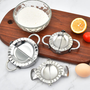 Kitchen Gadgets Household Dumpling Bag Large small size Dumpling Mold Dumpling Skin Mold Stainless Steel Dumpling Bag