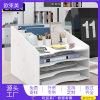 Office Desktop Storage File Rack Multi-Layer A4 Folder File Column Countertop Storage Box Removable Storage Rack