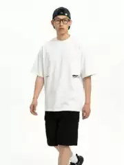 Nanxia Summer New Japanese Style Trendy Ins Casual Loose Short-Sleeve American Retro Unisex Printed T-Shirt