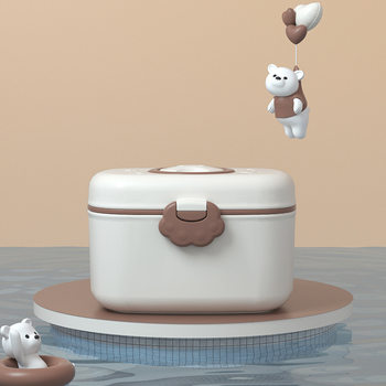 Baby Milk Powder Box Portable Outgoing Sub-packaging Moisture-proof Sealed Sub-packaging Box Storage Tank Supplementary Rice Noodle Sub-packaging Box