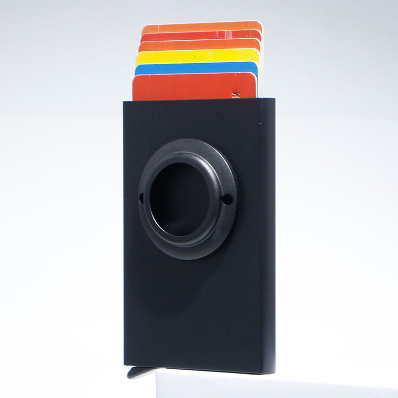 Factory wholesale AirTag with tracker card bag anti-lost wallet card holder card holder RFID wallet metal