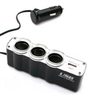 Factory direct car cigarette lighter 12/24v Universal car three cigarette lighter car cigarette lighter