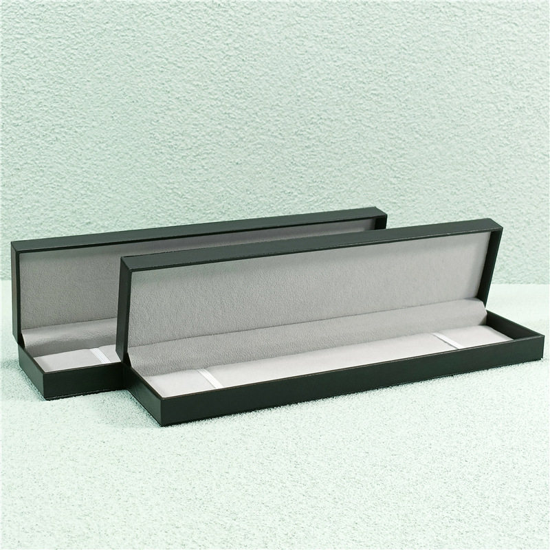 In stock long watch leather box flip leather watch rectangular box Shenzhen manufacturer in stock long watch box