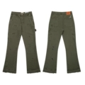 637 washed olive green