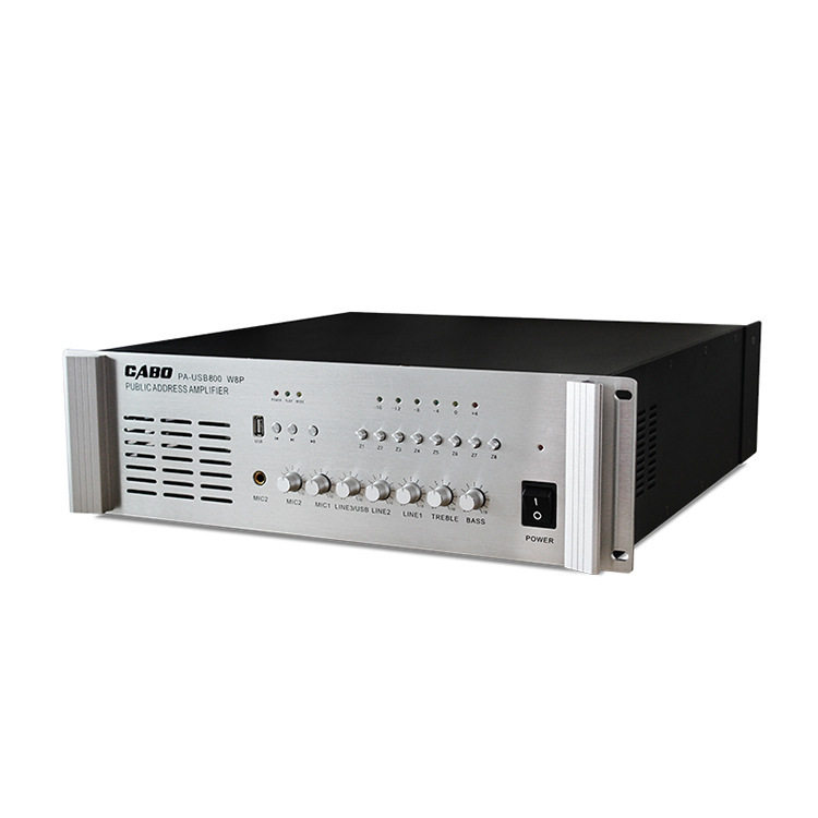 Cabo/Jibao High-Power Campus Public Broadcast Background Music Partition Amplifier with Bluetooth USB