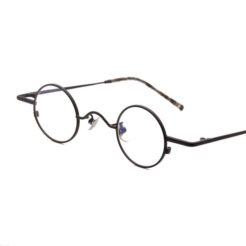 Ultra Light Retro Niche Small Round Frame Glasses Frames for Men and Women Artistic Prince Round High Myopia Frame Republic of China Frame