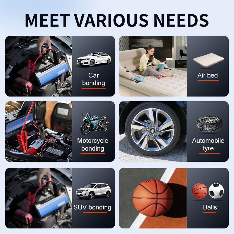 [Ts03] Cross-Border Car Emergency Jump Starter and Air Pump All-In-One Multifunctional Power Bank Ignition Device
