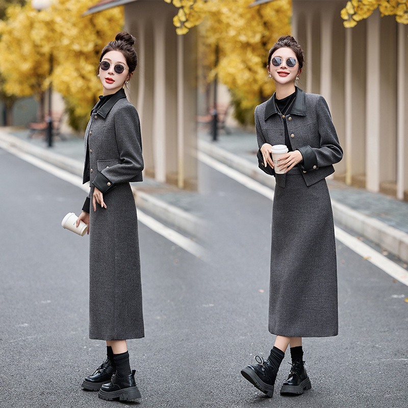 (Mới) Mã B4803 Giá 2720K: Áo Khoác Nữ Hatdng Cả Bộ 2 Món Hàng Mùa Xuân Thu Đông Kín Cổ Thời Trang Nữ Chất Liệu G06 Sản Phẩm Mới, (Miễn Phí Vận Chuyển Toàn Quốc).