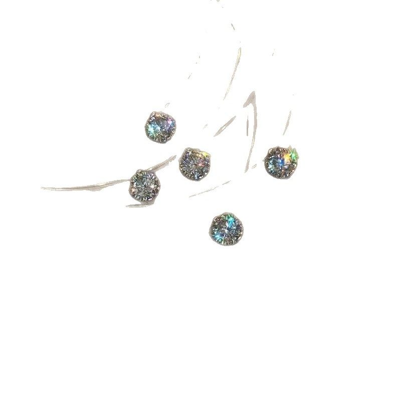 Mermaid Tears Super Flash Moissanite Diamond Pendant Necklace Women's 2025 New High-End Fishing Line Diamond Clavicle Necklace