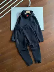 25 Years New Men's Sports Laminated Spring and Autum Hooded Sweatshirt and Sweatpants 017+002
