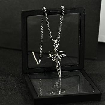 Cross Pendant Men's Necklace Men's Fashion Brand All-match Chain Accessories Men's Fashion Sweat Pendant Titanium Steel Chain