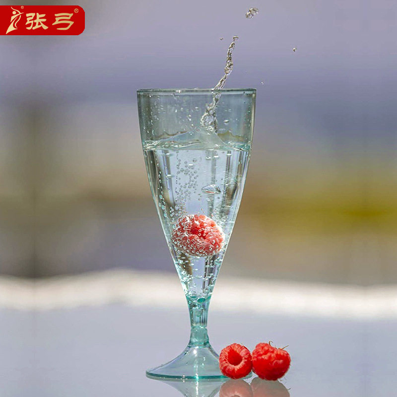 Plastic Champagne Glass Goblet Party Wine Glass Stackable Detachable Cocktail Glass Colorful Red Wine Glass Set