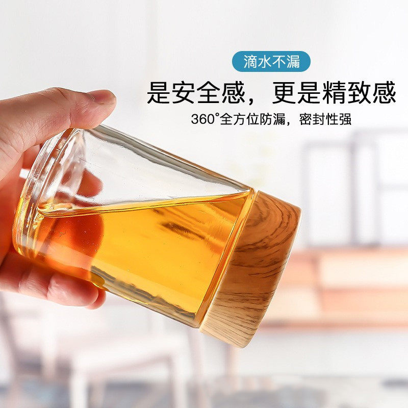 Food-Grade 0.5kg Pack Honey Bottles, Round Glass Sealed Jars with Lids, Pickle Jars, Canning Storage, Jam, Honey