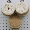 Sugar Bean Cookies Donut Plush Coin Purse Creative Key Bag Niche Cute Cookie Earphone Storage Bag
