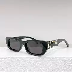 New fashion brand OFF sunglasses European and American style OERI124 small square plate men's and women's personalized street shot hip hop sunglasses