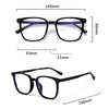 Black-rimmed glasses myopia glasses men's flat-light large-rimmed color-changing glasses frame anti-blue light glasses explosion wholesale
