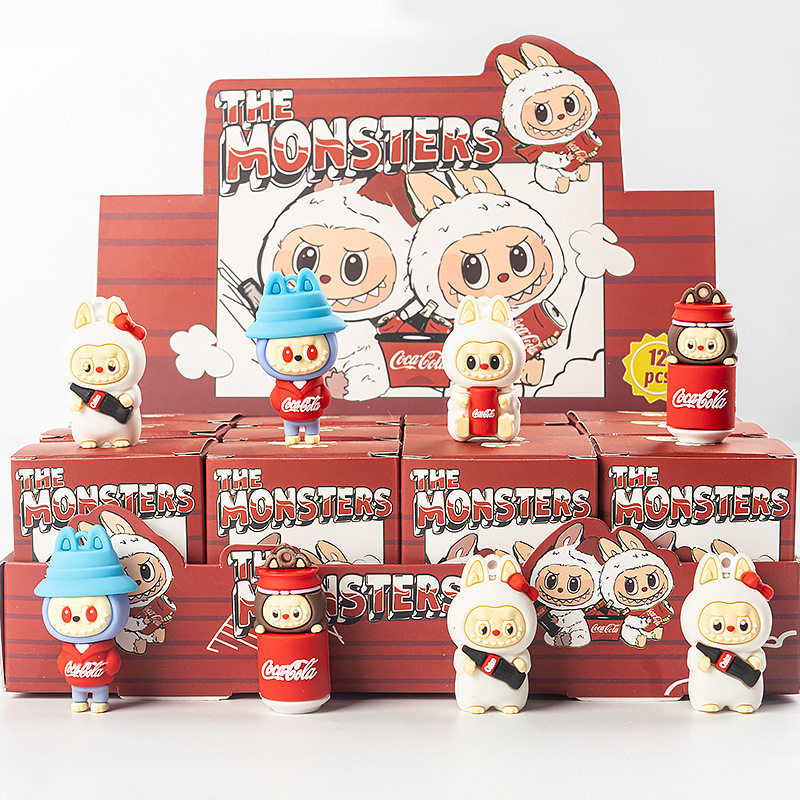 Trendy Star Plush Ornaments, Labubu Bubble Mart Children's Toys Wholesale Dolls, Stall Blind Bags, Blind Boxes