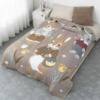 Single Cotton Gauze Cover Blanket for Four Seasons Universal High-grade Cartoon Cloud Towel Nap Thickened Cotton Towel Quilt