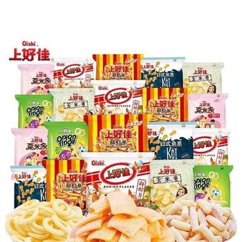Shanghaojia Food Bibi Craving Relief Gift Pack Fresh Shrimp Snacks Effective Snacks Casual Shrimp Crackers Wholesale Potato Chips