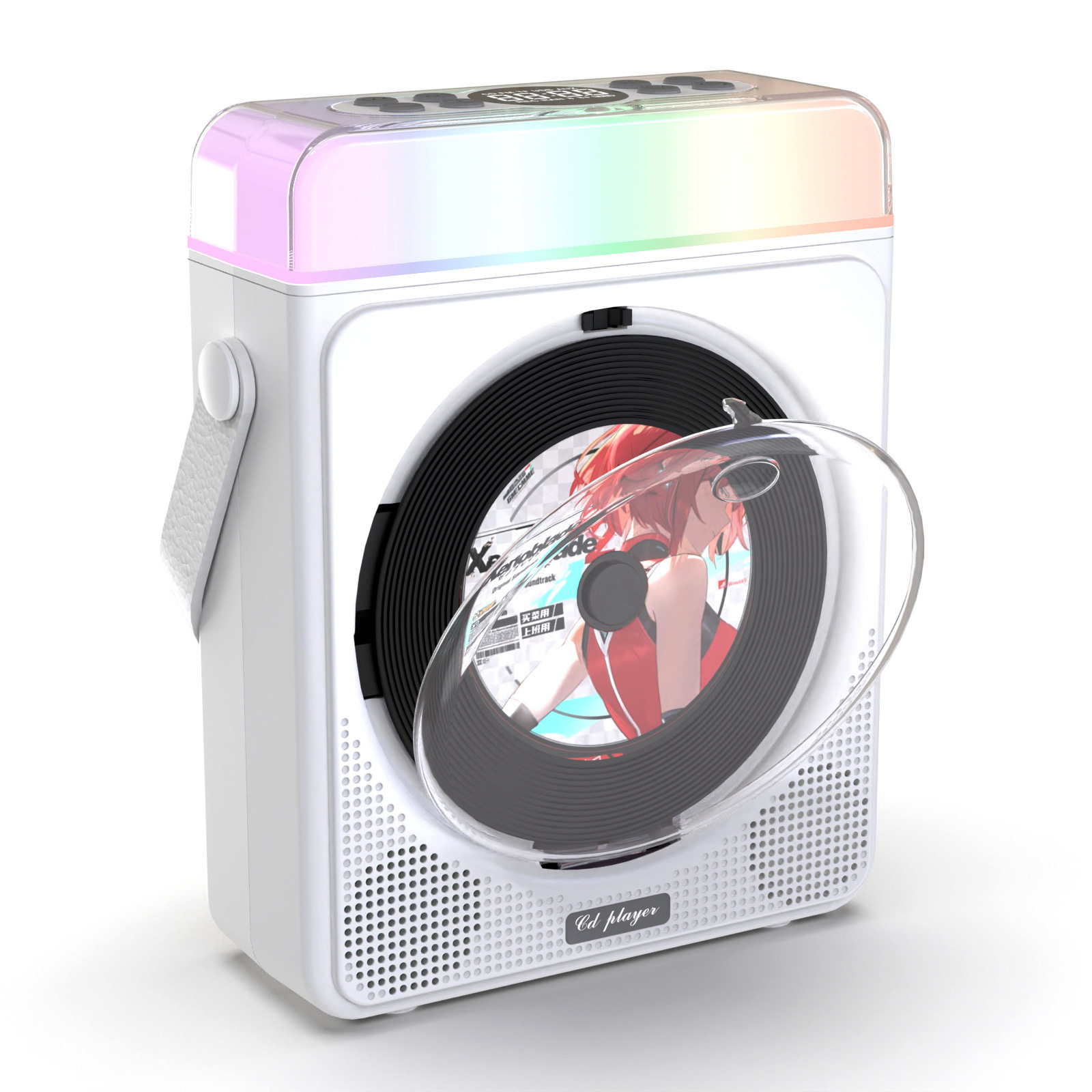 Cd Player Album Bluetooth Speaker Learning Machine Retro Portable Music Vinyl Player Cd Home Player