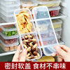 Narrow Gap Refrigerator Compartment Fresh-Keeping Box Household Compartmentalized Frozen Meat and Vegetable Food Packaging Box Large-Capacity Freezer Box